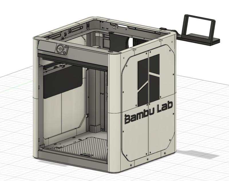P1P ARC Remix Enclosure 100% printable with Chamber Fan