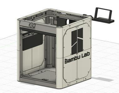 P1P ARC Remix Enclosure 100% printable with Chamber Fan