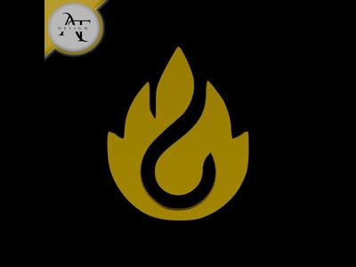 Simple Flame Symbol - 2D Art