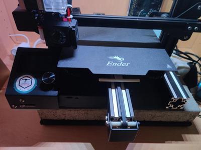 Ender 3 left mounted Display Adapter