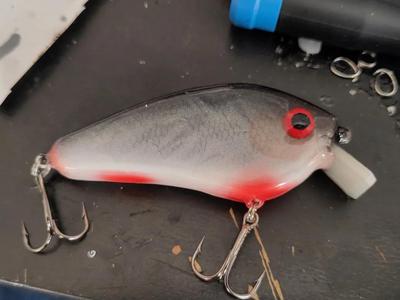 Paul Adams' balsa crankbait design, but 3D printed   