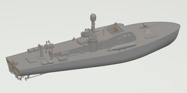 1/72 Scale Elco 77 ft PT-48 1943.stl