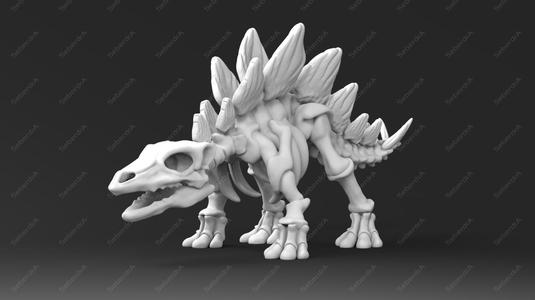 Cute Stegosaurus Skeleton STL