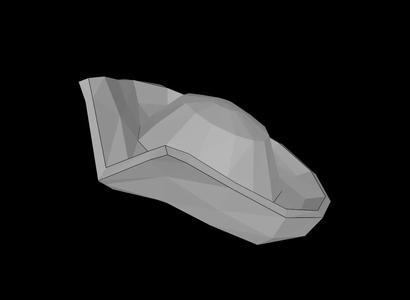 Lego Compatible (95222.dat) Minifig Headgear Hat Pirate Circular with Fold in Brim   