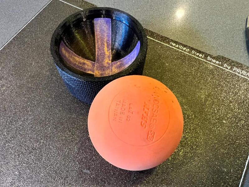 The Ball Scratcher - Lacrosse Ball Cleaner and Resurfacing Tool   