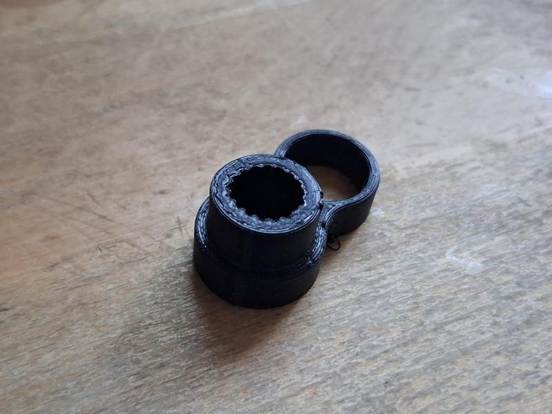 Motorola VHF radio channel knob guard