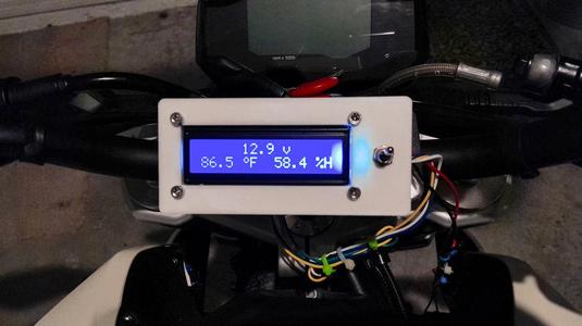 16x2 LCD with Toggle Power Switch Enclosure
