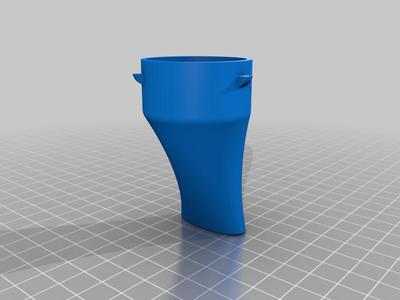 Absaugadapter (steckbar) / Suction adapter (pluggable) to my 50mm Adapter
