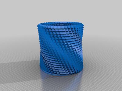 Geometric trash can