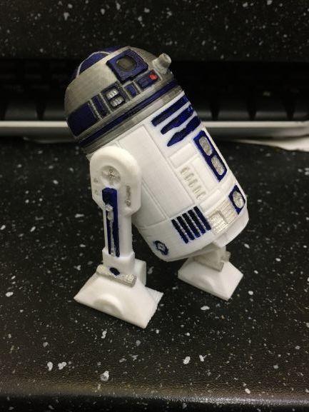 Star Wars r2-d2 r2d2 (puzzle)  with windup leg