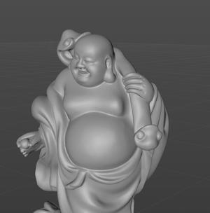 Digital model of the Chinese Maitreya Buddha
