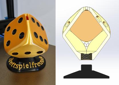 Dice piggy bank