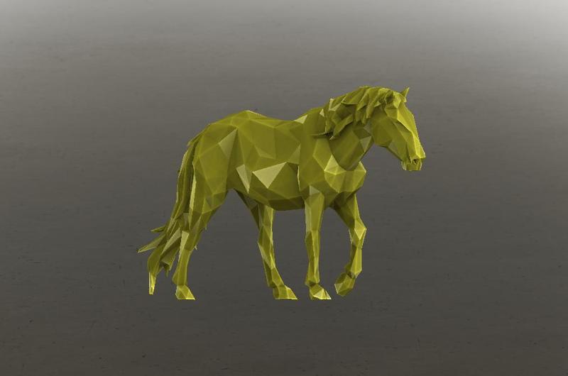 Horse 15 - LowPoly - Excellent Design - Decor