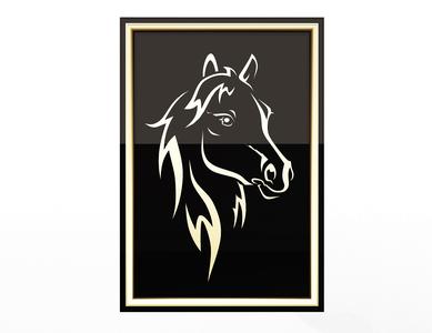 Horse Frame Decoration