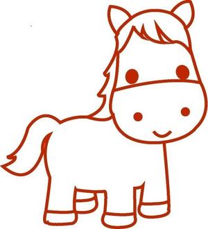 Horse Cookie / Fondant Cutter and Marker