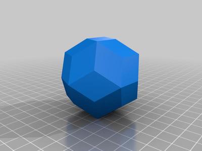  rhombic triacontahedron 30 faces