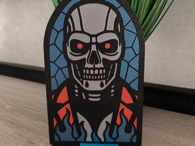 Terminator Stained Glass 