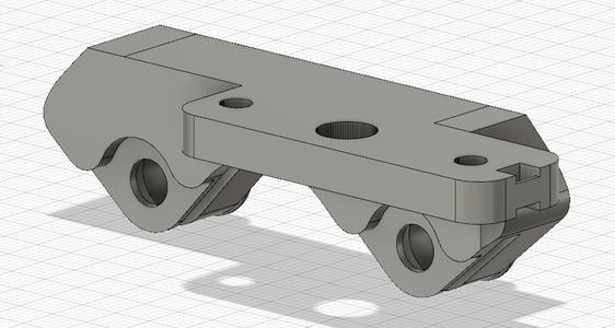 Orbiter extruder mount bracket for Ender 3