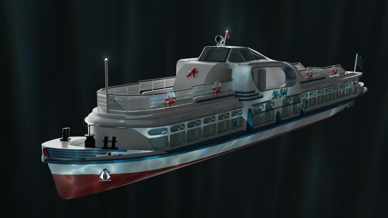 Moskvich 544 pleasure boat