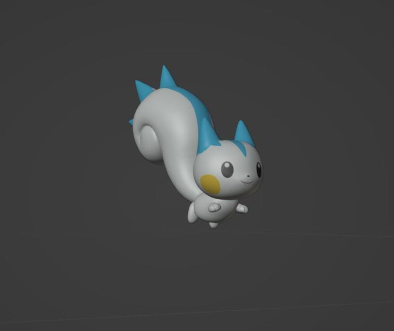 Pachirisu pokemon 3D print model