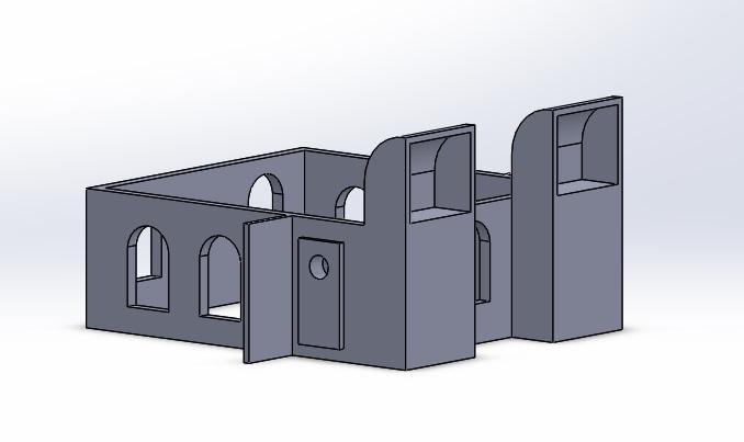 TITANIC SCALE 1/250 BACK ROOM - DECK SUPERIOR