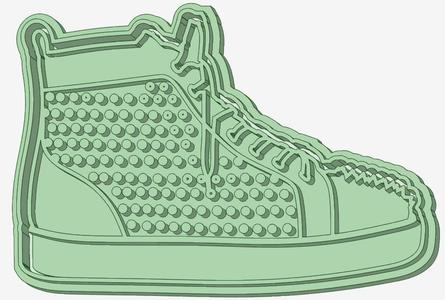 Louboutin boot cookie cutter