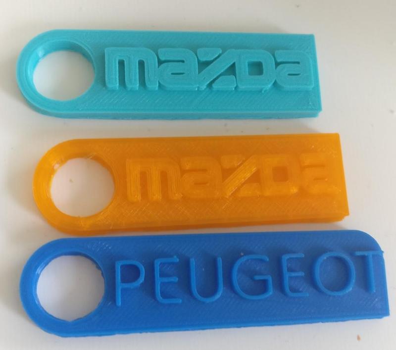 Keychain for Peugeot, Skoda, Audi, Land Rover etc