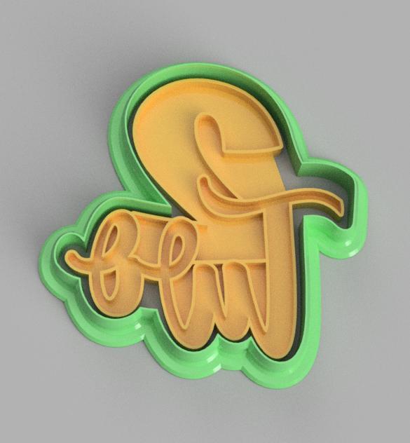 Number 2 - Cookie Cutter & Stamp 🎂🍪