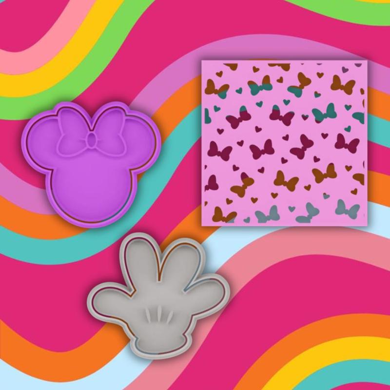 COOKIE CUTTER minnie set of 3