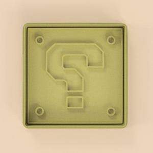 cutter + stamp of surprise box Mario Bross / surprise box Mario Bross cutter + stamp