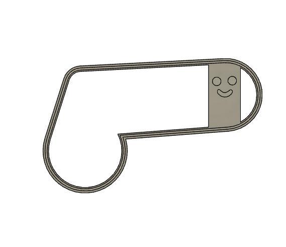 Smiley Dick Cookie cutter