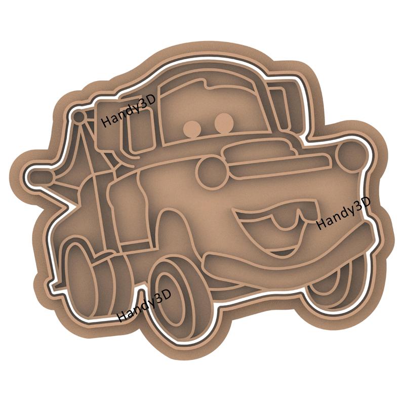 Mater v2 cars movie cookie cutters