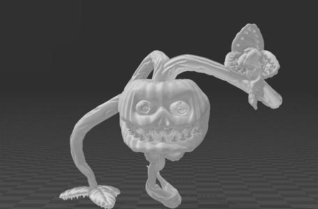 Jack-O-Blin, halloween pumpkin monster