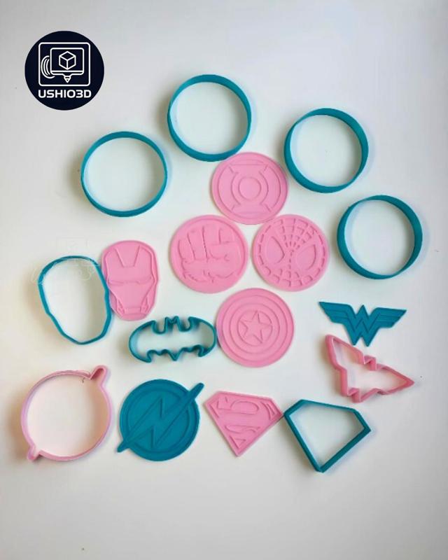 Superheroes cookie cutter, cookie cutter