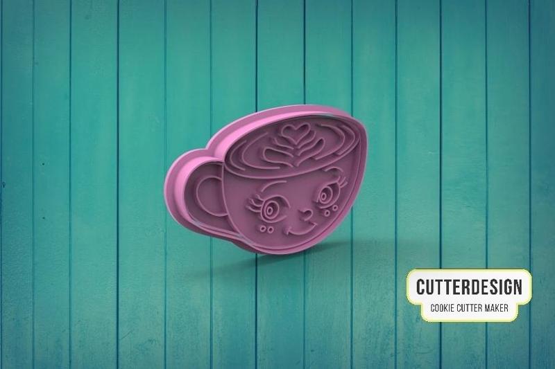 Ballerina Capuchina Cookie Cutter M4