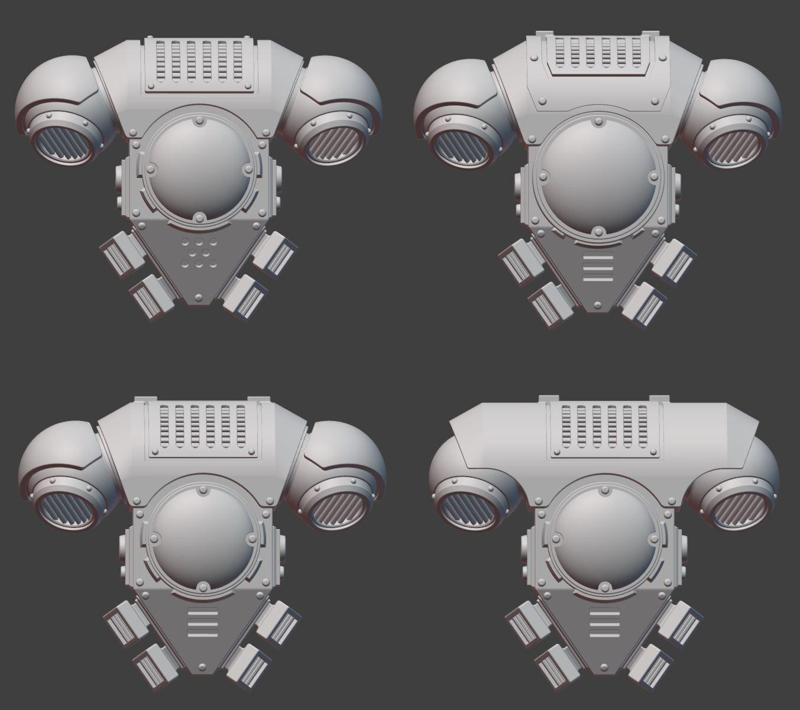 Upgraded Backpacks For Space Soldiers