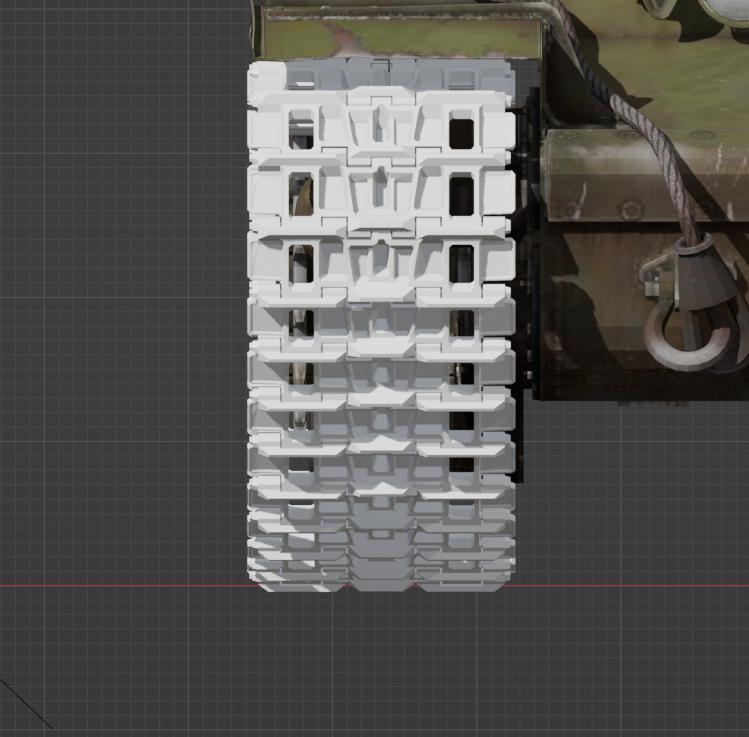 Tracks for KV-2 tank 1/35 scale