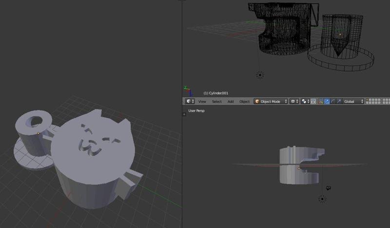 Cat Curtain Holder with Mount for 1cm-rod