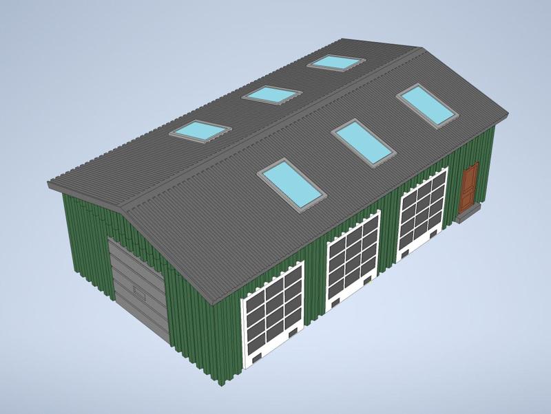 Mechanics Workshop building team yankee terrain cold war world 3