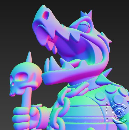 King Kroc - Swamp Monarch Figurine.