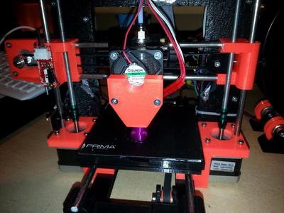 3Dtje X-Axis Left Part, with nut on top instead of bottom