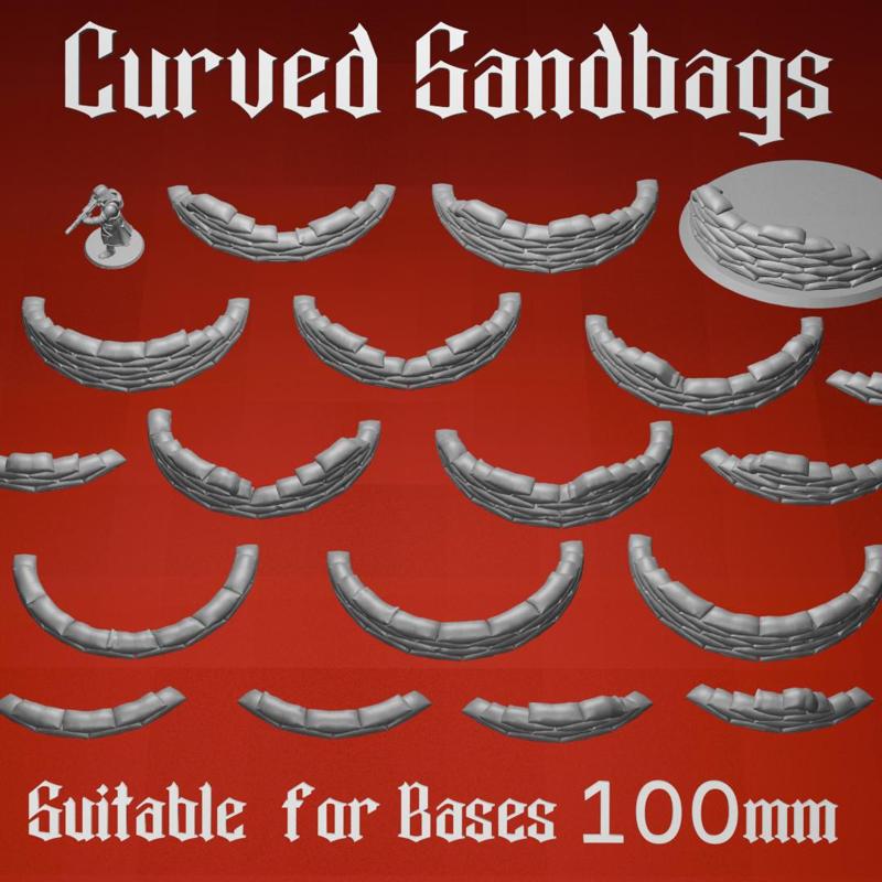 Curved SandBag Suitable for bases 100mm