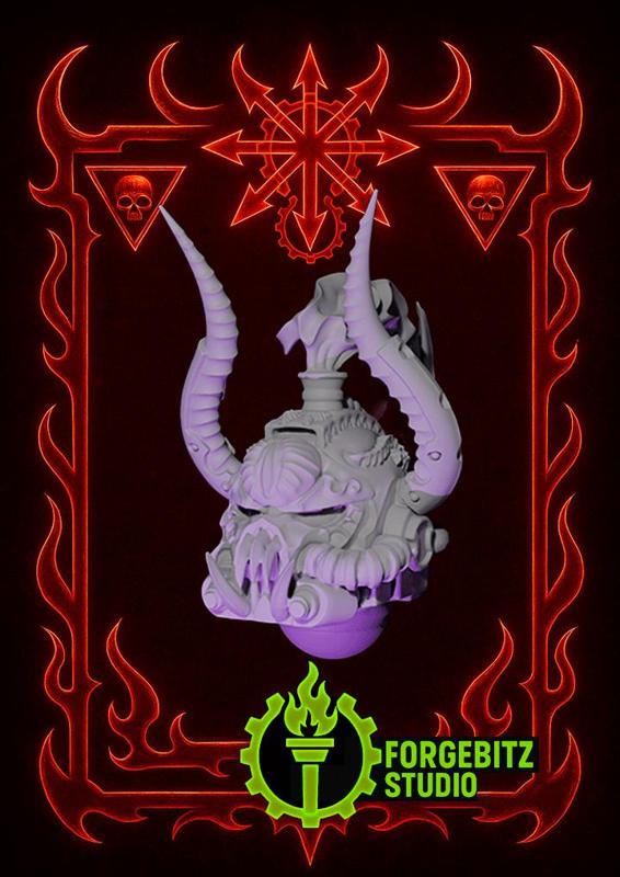 helmets and heads: Chaotic Space soldiers-Bundle 3