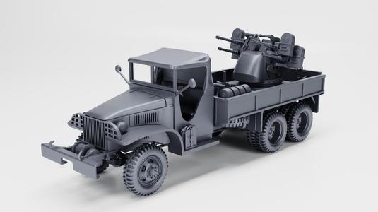 GMC 353 with Maxton mount (M45 Quadmount) (US, WW2)