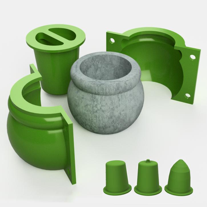 Concrete Planter Mold : Concrete Planter Mold : Spherical Vessel