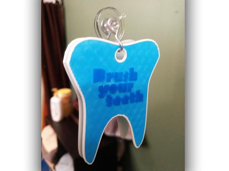 Brush your teeth hanger