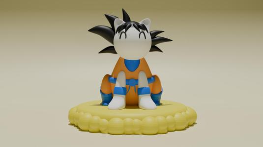 Goku Dragon Ball Cat Version