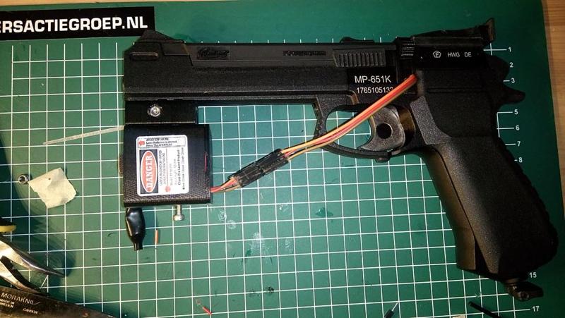 Laser Training Adapter for Baikal MP-651K CO2 Airgun - V0.1