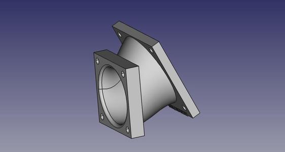 Estrusor fan 50mm to 40mm