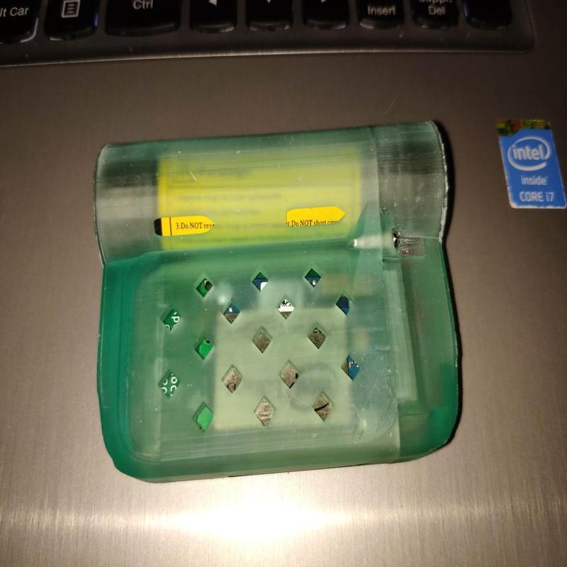 OpenAPS edison-explorer rig case for 18650 (pre-wired ~70mm batteries)